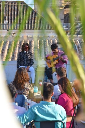 conciertos flamenco pura vida terraza Sevilla