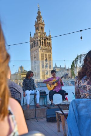 conciertos flamenco pura vida terraza Sevilla